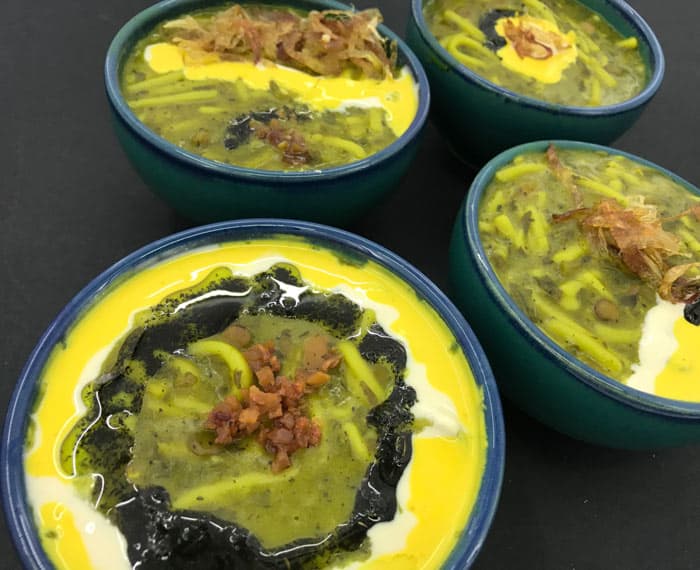 طرز تهیه آش رشته نذری